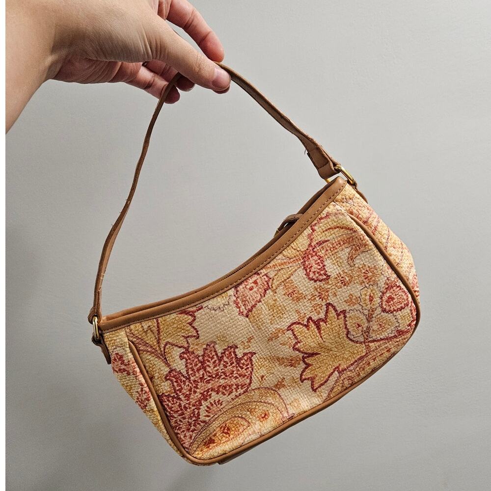 ❤️ Vintage Etienne Aigner Paisley Tapestry Shoulder Bag Late 90s / Early 2000s - Picture 2 of 14